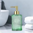 thumbnail image 5 of LEFXSMR Glass Soap Dispenser, Dish & Hand Soap Dispenser Bathroom, Liquid Storage Pump Bottle for Bathroom Kitchen, 12.8 Oz Mint Green, 5 of 7