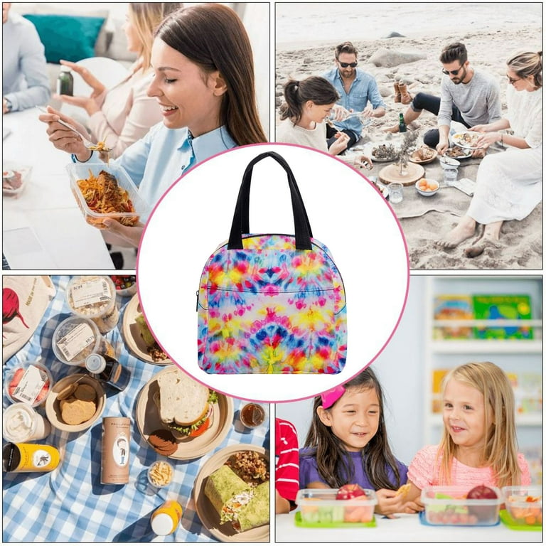Cool Tie Dye Personalized Lunch Box Thermal Insulated Lunch Box