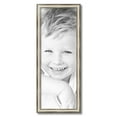 thumbnail image 2 of ArtToFrames 11" x 30" Antique Silver Panel Picture Frame, 11x30 inch Silver Wood Poster Frame (WOM-4760), 2 of 7