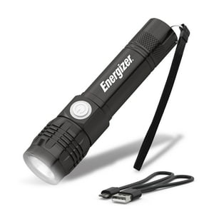 Energizer LED Rechargeable Flashlight, 350 Lumens Metal