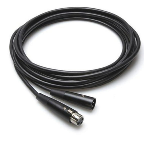 Hosa Technology Economy Microphone Cable, Hosa XLR3F to XLR3M, 10'