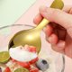 thumbnail image 5 of Cuchara de café de acero inoxidable con mango largo para té helado | Cuchara para mezclar y postre con diseño de rama | Apta para lavavajillas en dorado, oro rosa, plateado o multicolor, 5 of 6