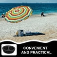 thumbnail image 3 of HLONK 2 Pcs Bouchons de Base de Parasol Remplissables pour Trou de Parasol Extérieur Support de Remplissage d'Eau Sac Noir 5cm, 3 of 8
