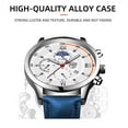 thumbnail image 6 of Rinsvye Sport Men'S Stainless Young Mens Watches Steel Case Leather Band Digital Watch For Men Quartz Analog Wrist Watch Camping Watch Birthday Gift For Men, 6 of 9