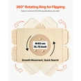 thumbnail image 3 of VEVOR 1500 Piece Puzzle Board with Drawer Cover Portable Wooden Jigsaw 34x25 in, 3 of 9