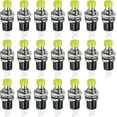 thumbnail image 1 of Mini Push Button Momentary Switches, Ampper 2 Pin On Off 1A 250V AC 7MM Round SPST Normal Close Momentary Pushbutton Switches, 1 of 5