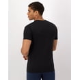 thumbnail image 4 of Hanes Men's Slim T-Shirt Undershirt Pack, 4-Pack, Moisture Wicking, Odor Control, Black/White Assorted M, 4 of 5