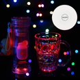 thumbnail image 2 of Lot de 10 LED pour Boissons Réutilisables, Lumières Clignotantes Colorées pour Fête, Mariage, Bar, 2 of 7