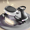 White+Black, variant on Electric Wiggle Car with Flashing Wheels, Rechargeable 2 in 1 Swing Car with Anti-Rollover, Music and Pedal, 2 Motor Ride On Car for Outdoor, White and Black