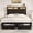 Black, variant on Amolife Queen Bed Frame with 2-Tier Shelves Wingback Headboard and Two Large Storage Drawers, Fast Charging Station and Multi-Color LED, Black