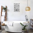 thumbnail image 5 of Crazysign Letrero Divertido Para Decoración De Baño, Reglas De Baño, Citas, Arte De Pared, Cartel De Hojalata Vintage De 8X12 Pulgadas (3092), 5 of 5