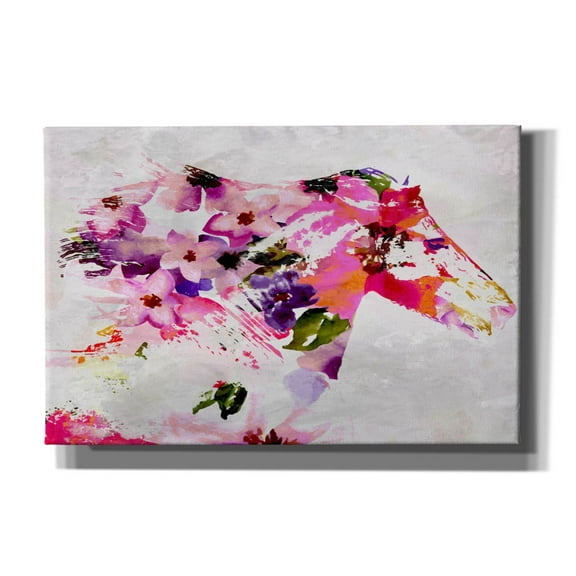 Epic Graffiti 'Colorful Gypsy Horse 2' by Irena Orlov, Canvas Wall Art, 60"x40"