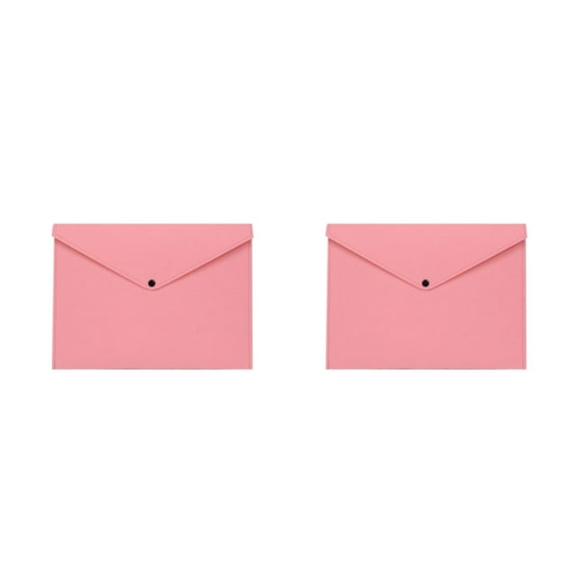 Youkk Convenient File Document Bag Store And Sort With Ease Easy Access To Supplies Felt Folder Organizer pink 2Set
