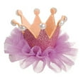 thumbnail image 2 of SPRING PARK Pet Cat Dog Crown Decor Delicate Hat Anti-fall Headgear for Small Animals Puppy Costume Hairpin Decor, 2 of 7