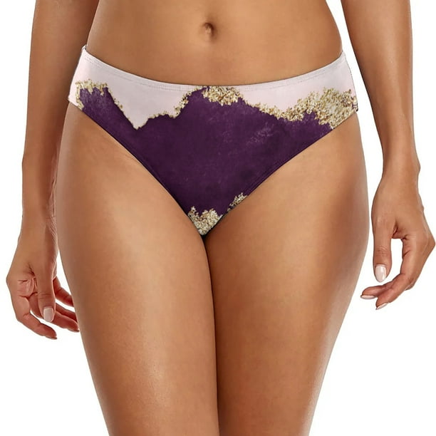 Gibobby Bañador de Bikini Pantalones cortos de traje de baño con estampado de Bikini de moda de ocio de deportes de verano para mujer(Rosa caliente,CH)