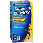 Osteo Bi-Flex with Vitamin D and Glucosamine Chondroitin, Joint Health Supplement, 80 Tablets