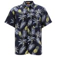 thumbnail image 1 of Men's Hawaiian Tropical Luau Aloha Beach Party Button Up Casual Dress Shirt (Pineapple, 2XL), 1 of 4