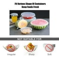 thumbnail image 2 of Stretchable Silicone Lid, 12-Part Silicone Stretch Lid, Bpa Free Reusable Silicone Cover, 2 of 7