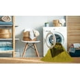 thumbnail image 2 of Ahgly Tapis d'Intérieur Lavable en Machine Carré Transitionnel Brun Bronze Foncé, 6 Pieds Carré, 2 of 7