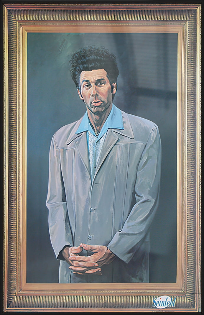 Seinfeld Framed TV Show Poster (The Kramer Cosmo Kramer Art