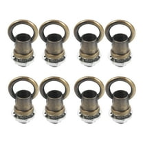 8pcs Threaded Hook Rings for Pendant Light Fixtures 1 Set Metal Chain for Chandeliers Adjustable Chandelier Chain M10