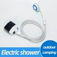 thumbnail image 6 of Bdday Handheld Shower Head Outdoor Sports Portable Shower Camping Shower Outdoor Shower Handheld Electric Shower for Travel Caravan Van Camping Shower Pet Cleaning Shower Head with Handheld, 6 of 9