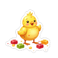 thumbnail image 6 of cartoon Chick Stickers Stickers, Waterproof Chick Stickers Sticker for Water Bottle Laptop Phone Cases Planner Skateboard Luggage Helmet Party Favor Decor, Ideal for Adults Teens Teacher Rewards, 6 of 9
