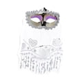 thumbnail image 1 of Velo Facial Para Danza Del Vientre Para Mujer, Máscara De Mardi Gras Para Juegos De Rol, Disfraces, Vacaciones, Plata, 1 of 8