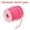 Light Rose Red, variant on Uxcell Rubber Cord 27 Yards 3mm Dia 1.5mm Hole Purple Hollow Tubing for DIY Craft Making
