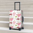 thumbnail image 5 of Yiaed Cow And Pig Print Travel Luggage Cover Suitcase Protector Fits 18-32 Inch Luggage Wheel Covers Patterned Elastic Luggage Anti-scratch（No luggage）-Small, 5 of 5