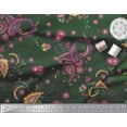 thumbnail image 2 of Soimoi polyester Crepe Fabric Floral & Paisley Print Fabric by Yard 42 Inch Wide, 2 of 5