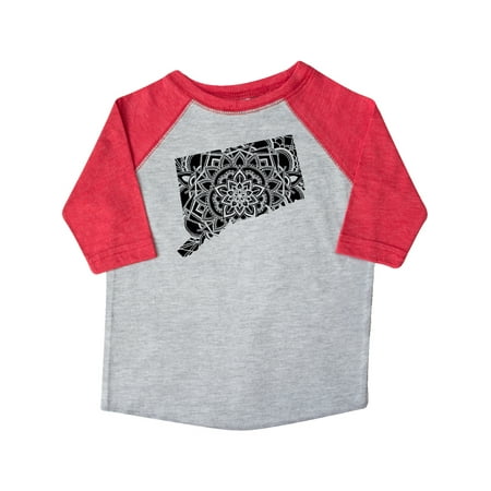 

Inktastic Connecticut Silhouette Mandala Gift Toddler Boy or Toddler Girl T-Shirt