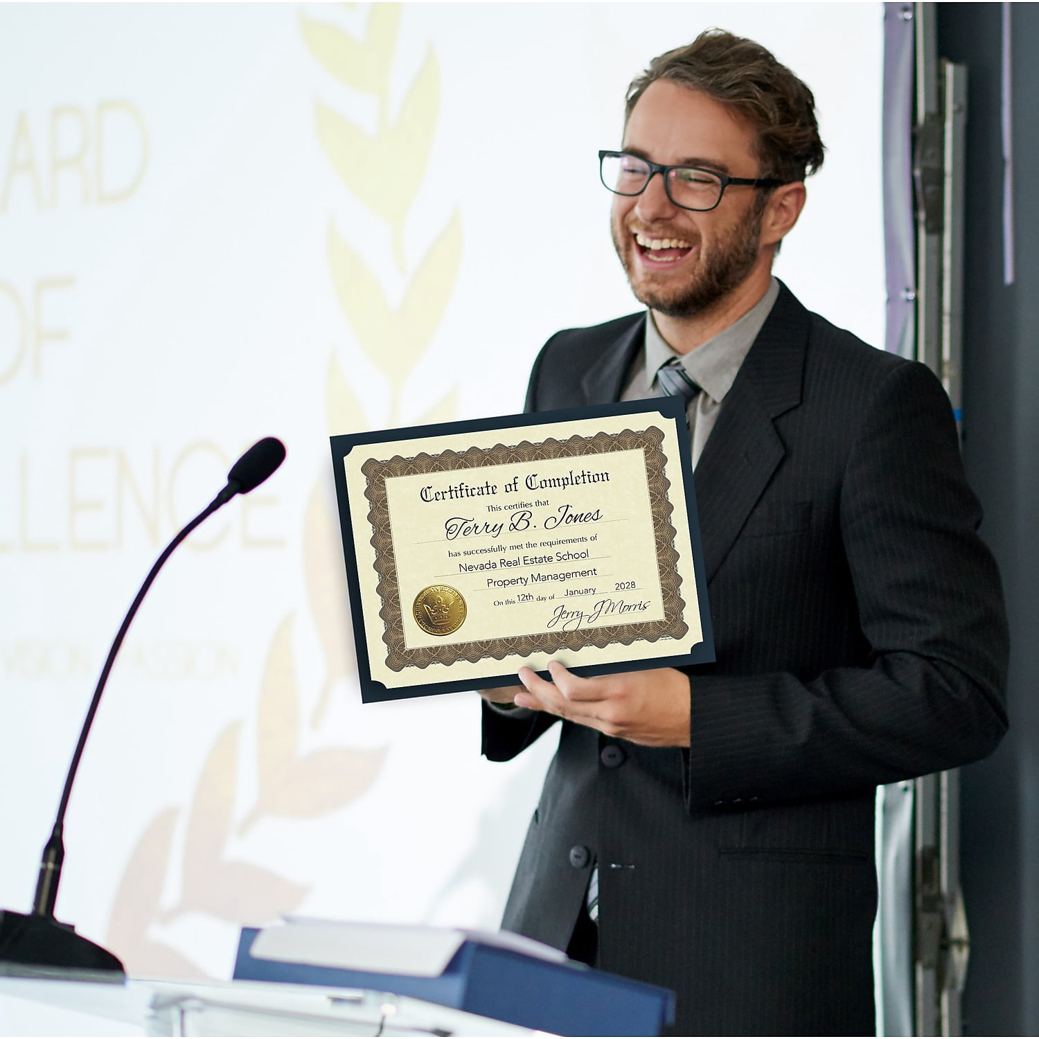 Masterpiece Certificate of Achievement