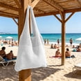 thumbnail image 4 of Tuvgenk Women's Woven Beach Bag Crochet Knit Tote Purse Casual Boho Shoulder Handbag for Summer Travel Shopping, 4 of 6