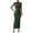 Army Green, variant on FreshPretty Women's Ruched Bodycon Dress Summer Casual Sleeveless Back Slit Elegant Club Evening Party Cocktail Maxi Dresses