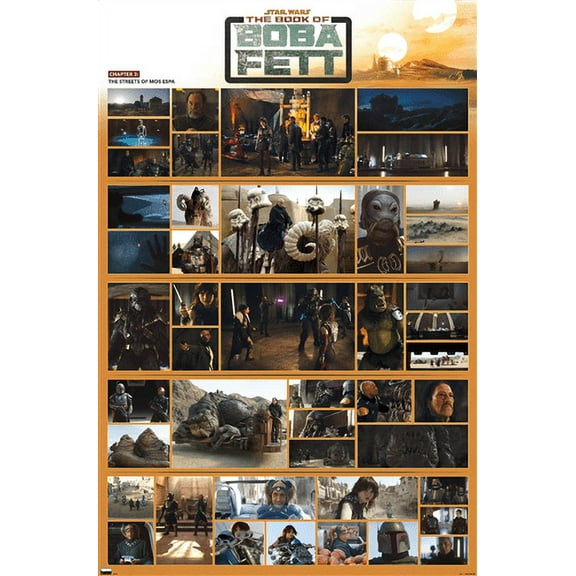 Star Wars: The Book of Boba Fett - Chapter 3 Wall Poster, 22.375" x 34"