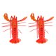 thumbnail image 5 of 2 imanes para refrigerador, pegatinas 3D de langosta para decorar el refrigerador., 5 of 6