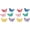 3D Butterfly, variant on 10pcs Seahorses Embroidered Patches Iron on Applique Badges