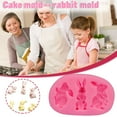 thumbnail image 5 of NSESSHome Easter Bunny Chocolate Molds, Silicone Eggs Candy Molds for Easter Basket Flowers Cookies, Cupcake Toppers, Cake Decoration Sugar Craft Gum Paste Clay Resin, 5 of 9