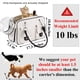 thumbnail image 2 of Mochila de Moda para Mascotas, Ideal para Gatos y Perros, Bolso Portátil para Viajes y Paseos, de Gran Capacidad., 2 of 6