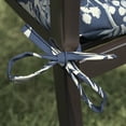 thumbnail image 6 of Better Homes & Gardens 18" x 19" Navy Blue Floral Outdoor Seat Cushion, 1 Piece, 6 of 8