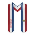 thumbnail image 2 of More design Graduation shawl Netherlands Flag & United States Flag Stole Sash Honor Study Aboard International Students, 2 of 11