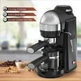 thumbnail image 4 of Brentwood 800 Watt Cappuccino Brewer and Espresso Maker w/ Frothing Wand,  Black, 4 of 7
