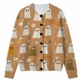 thumbnail image 4 of WERYOUNG Halloween Cardigan Sweaters For Women Pumpkin Printed Long Sleeve Button Down Sweater Holiday Party Comfortable Fall Clothes For Women,Size XXL, 4 of 4