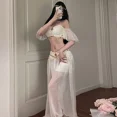 thumbnail image 3 of Disfraz de princesa árabe sexy para mujer, disfraz de danza india elegante, bordado de Bollywood, disfraz de jazmín, disfraz de reina egipcia para danza del vientre, 3 of 5