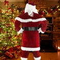 thumbnail image 6 of Alaiyaky Santa Claus Costume Adult Men, Luxury Santa Suit Santa Outfit Christmas Fancy Dress Men Xmas Plus Sized Christmas Party, 6 of 7