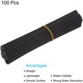 thumbnail image 3 of MECCANIXITY Fiber Reed Diffuser Sticks 180x3mm for Aroma Fragrance Essential Oil, Black Pack of 100, 3 of 5