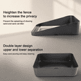 thumbnail image 2 of Dark Grey Small Cat Litter Box For Cats Under 8 Lbs, Space Saving Indoor Use, 2 of 9