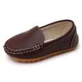 thumbnail image 4 of LYHaoo Kids Casual Leather Sneakers Breathable Comfortable Lightweight Walking Shoes For Boys And Girls Everyday Wear Sizes 11 Little Kid Brown(4.5-5 Years), 4 of 4