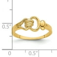thumbnail image 4 of 14K Freeform Knot Ring K4603, 4 of 6